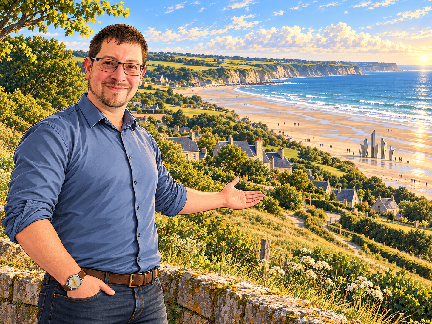 Découvrir Omaha Beach autrement : entre histoire, paysages et villages