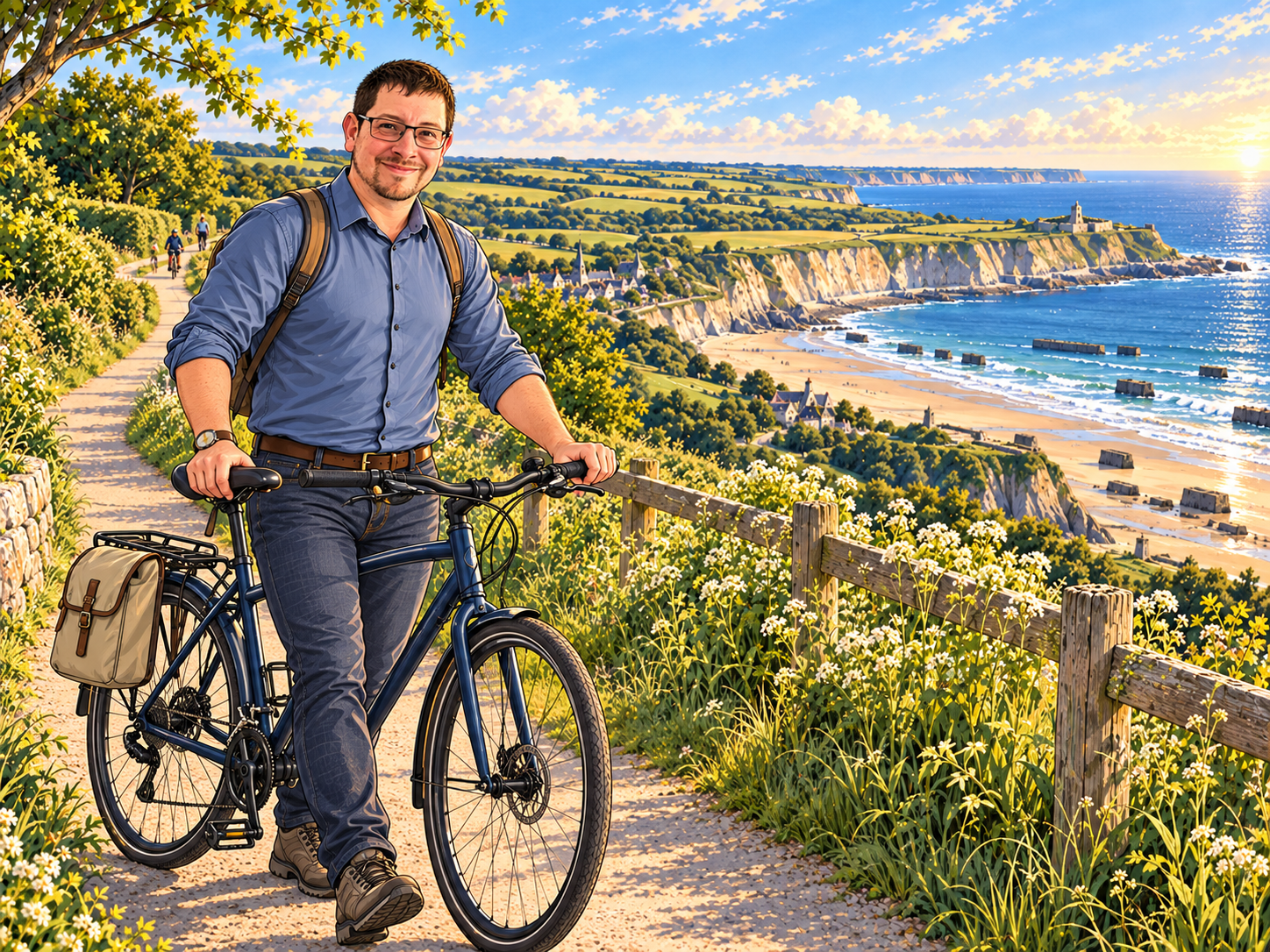 De Grandcamp-Maisy à Port-en-Bessin : une balade autour d’Omaha Beach